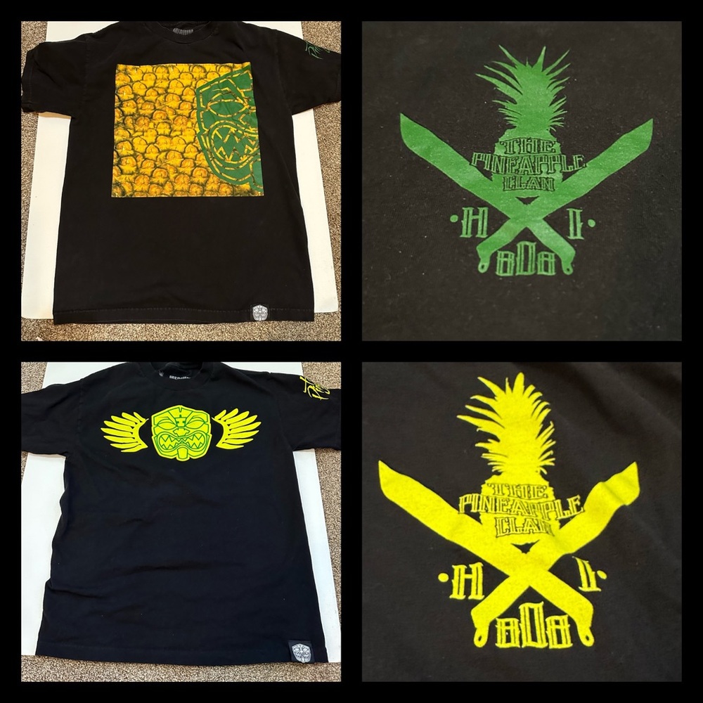FARMERS MARKET HAWAII Lot of 2 T-Shirt Medium